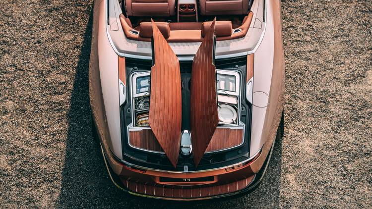 Most expensive car in the world (Rolls-Royce Boat Tail)