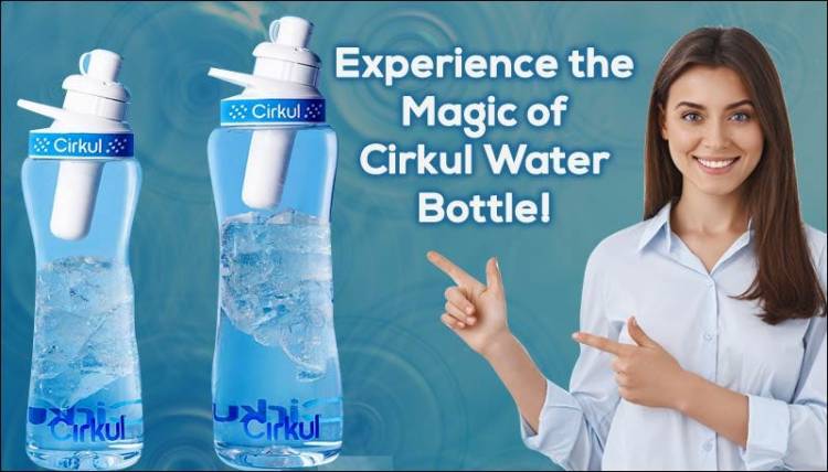 cirkul water bottle with flavor starter kit