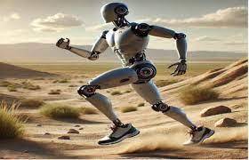 Human-like robot strolling around China:
