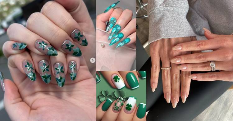 Glass Nail and Clover Nails