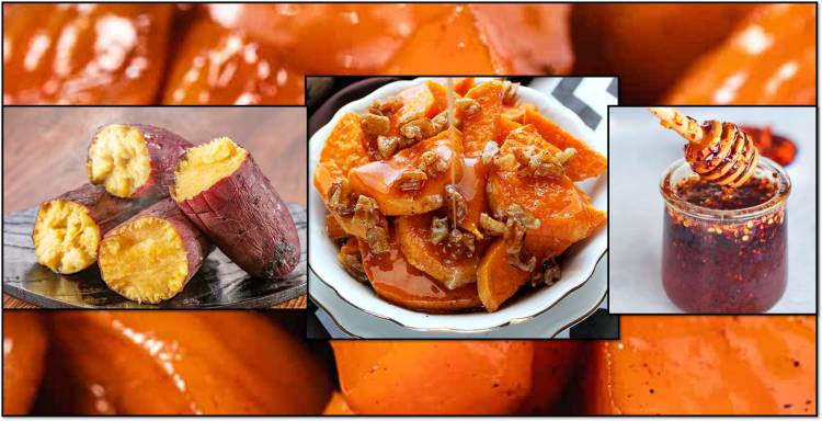 Sweet Potato Hot Honey Bowl