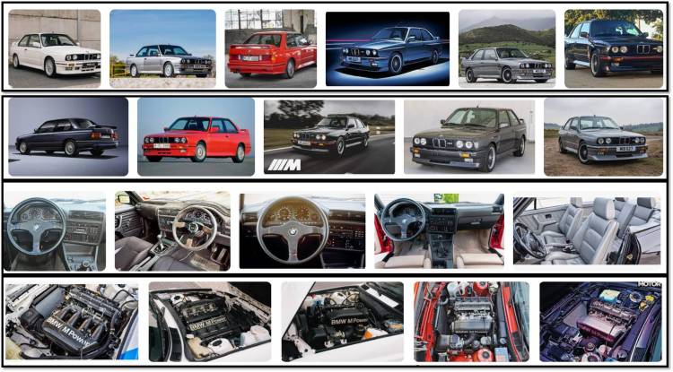 1986 ​​​​​​​BMW M3 E30: classic box-arched splendors