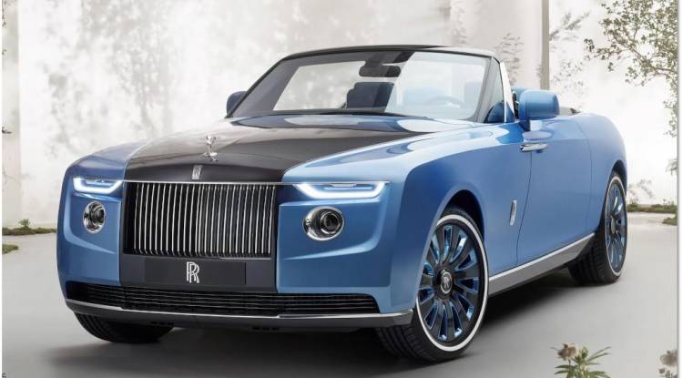 Most expensive car in the world (Rolls-Royce Boat Tail)