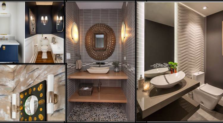 Half bath decor Interior Design ideas