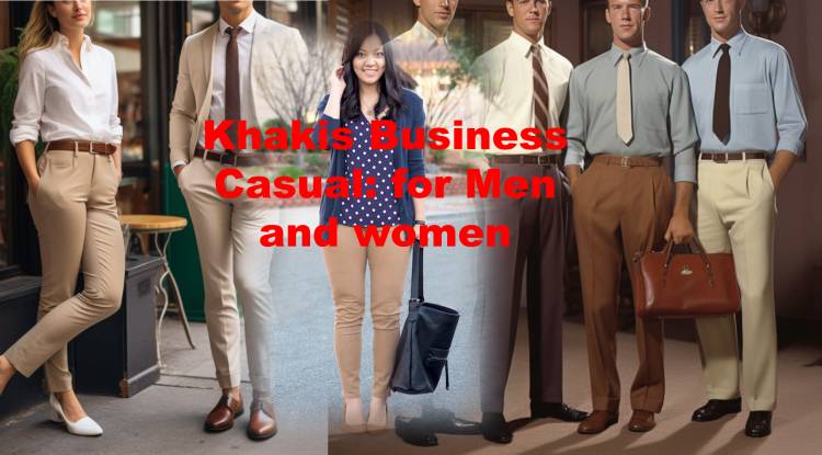 Khakis Business Casual: for Men and women