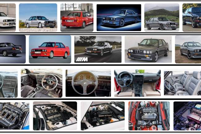 1986 ​​​​​​​BMW M3 E30: classic box-arched splendors