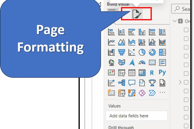 Page Formatting: Format Your Report Page in Bower BI Lesson-6