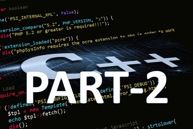 OOP CPP Programming language by Nadir Nadeem: Part-2