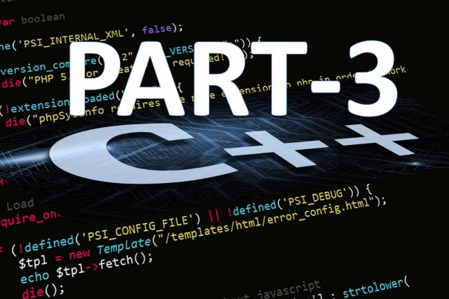 OOP CPP Programming language by Nadir Nadeem: Part-3