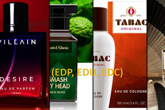 How to wear different types of perfume?