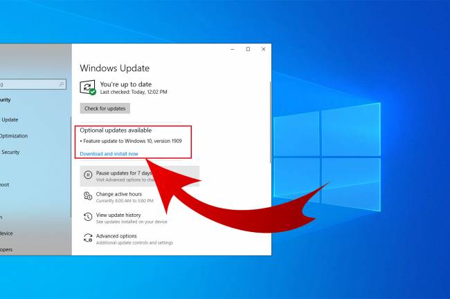 Windows 10 update assistant (associate)