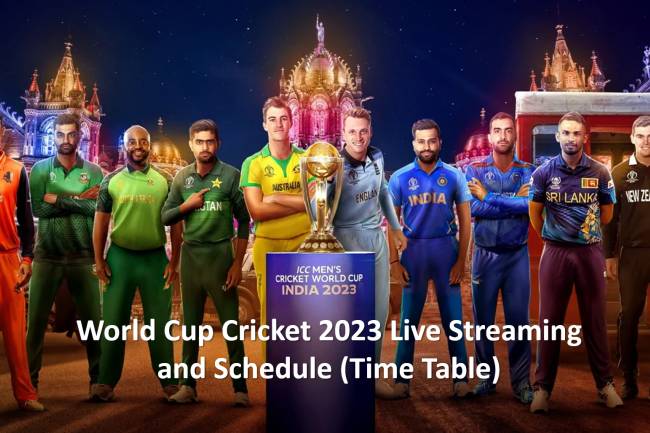 World Cup Cricket 2023 Live | Match Schedule And Other Information | Beloved (Favorite) Teams In World Cup