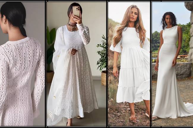 The Money for Quality White Dresses Trend and white Heel 