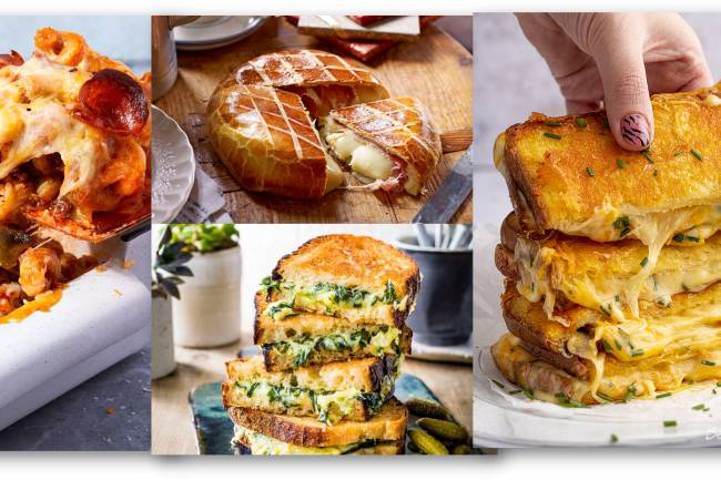 5 delicious cheese dishes full of flavor.