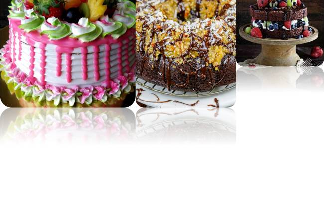 German Chocolate Pecan Pound Cake:(no Chocolate cake with Fruit)
