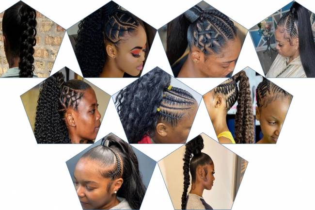 Top 15 High braided ponytail designs.